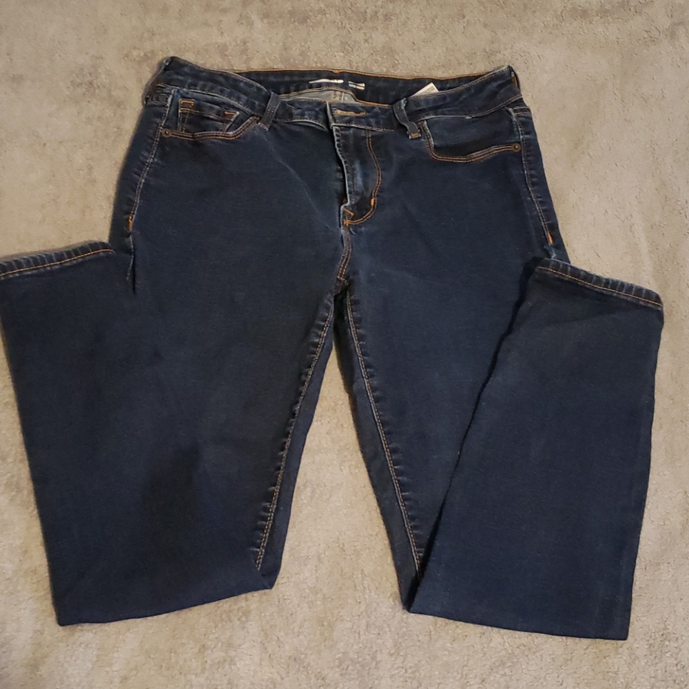 Old Navy Jeans (Dark) Rockstar Super Skinny 8S